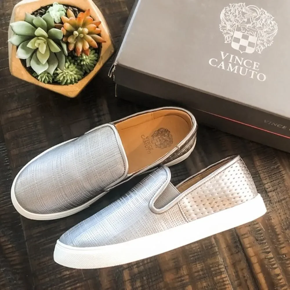Vince Camuto Girl’s Silver Bestina Sneakers Shoes
